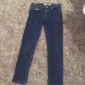 girls oshkosh super skinny blue jeans